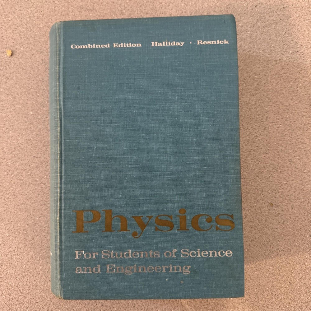 Physics For Students of Science and Engineering: Combined Edition Halliday, R...